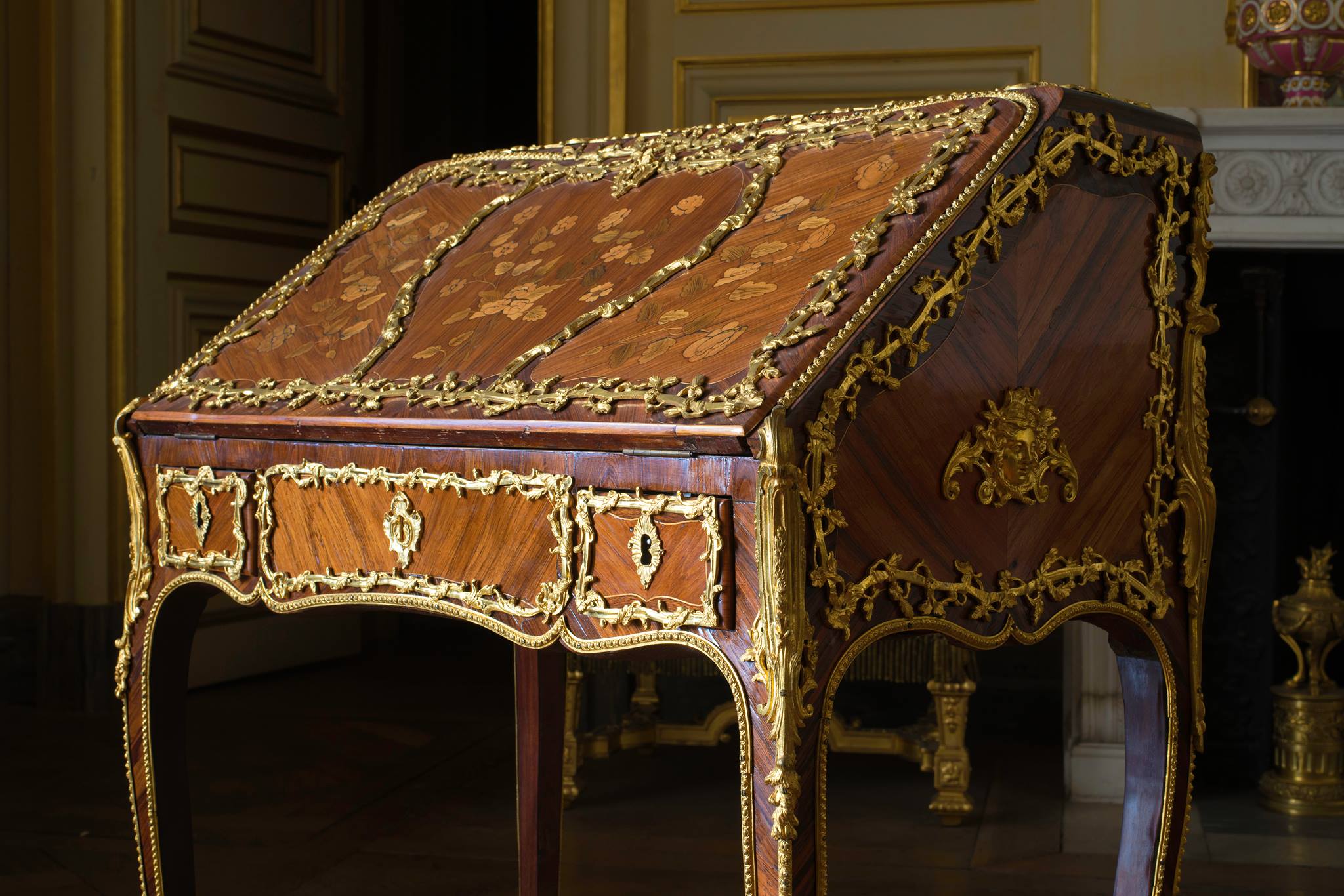 Ornate Jacobin desk (author)