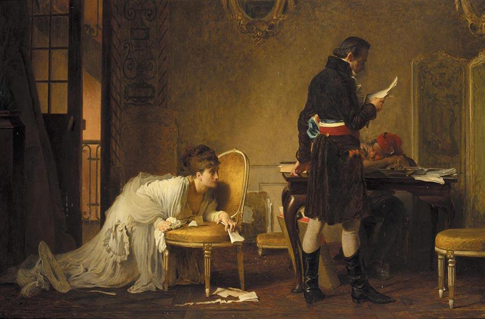 An Appeal for Mercy painting by Marcus Stone (1793 WikiMedia P)