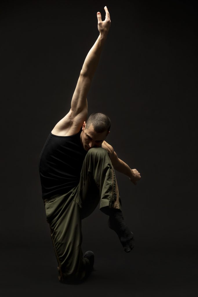 Hubbard Street Main Company Dancer Andrew Murdock in "III.Third" by Rena Butler; photo by Todd Rosenberg