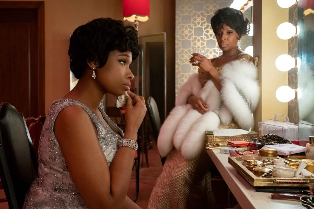 Jennifer Hudson stars as Aretha Franklin and Mary J. Blige as Dinah Washington in RESPECT, A Metro Goldwyn Mayer Pictures film.