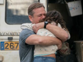 Matt Damon (left) stars as "Bill" and Lilou Siauvaud (right) stars as "Maya" in director Tom McCarthy's STILLWATER, a Focus Features release. Credit Jessica Forde / Focus Features.
