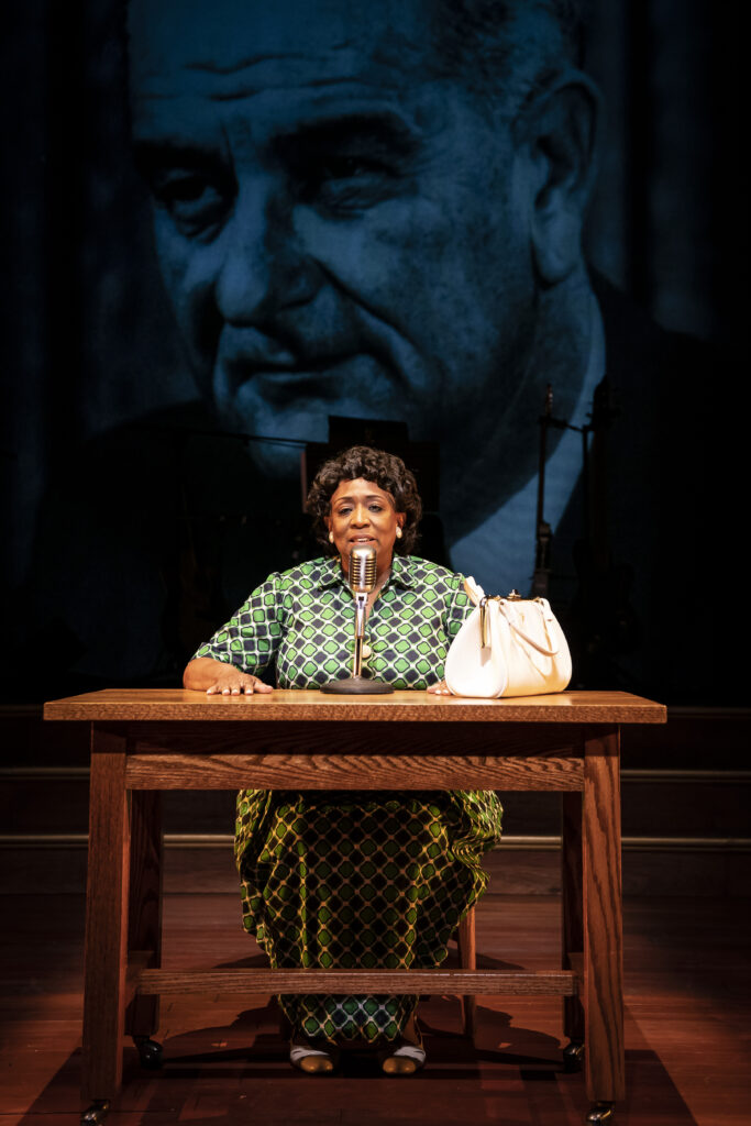 E. Faye Butler (Fannie Lou Hamer) in Fannie (The Music and Life of Fannie Lou Hamer) by Cheryl L. West, directed by Henry Godinez at Goodman Theatre, October 15-November 14, 2021