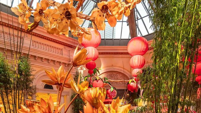 First look: Check out Bellagio's Lunar New Year display