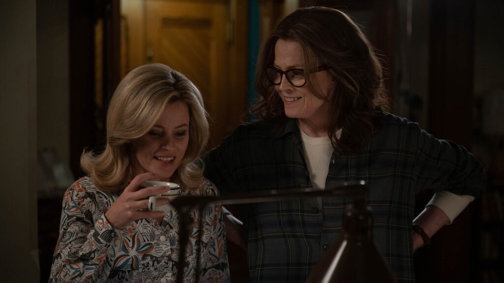 Elizabeth Banks and Sigourney Weaver appear in "Call Jane" by Phyllis Nagy, an official selection of the Premieres section at the 2022 Sundance Film Festival. Courtesy of Sundance Institute | photo by  Wilson Webb.