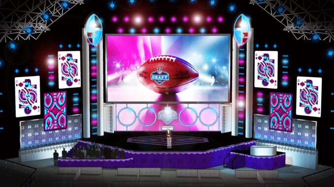 2022 NFL Draft Experience Las Vegas sights and sounds 