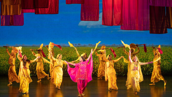 The cast of Come Fall in Love – The DDLJ Musical, 2022. Photo by Jim Cox.