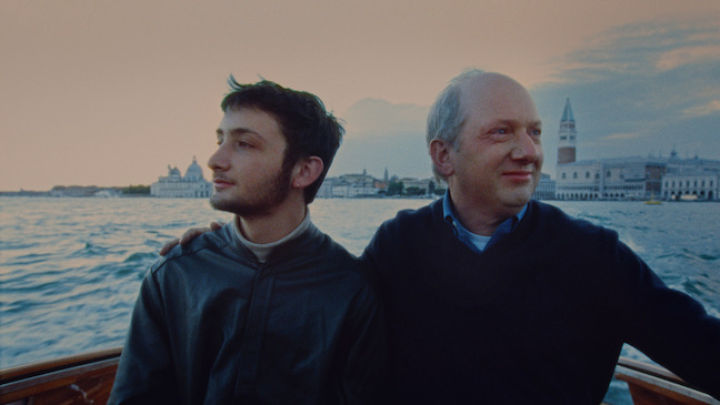 Joey and Randy Schoenberg in Venice horizontal